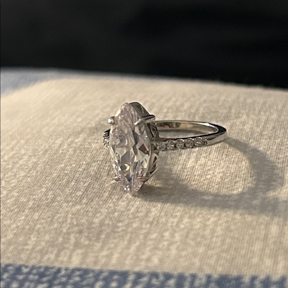 Elegant Marquise Cut Ring- costume jewelry